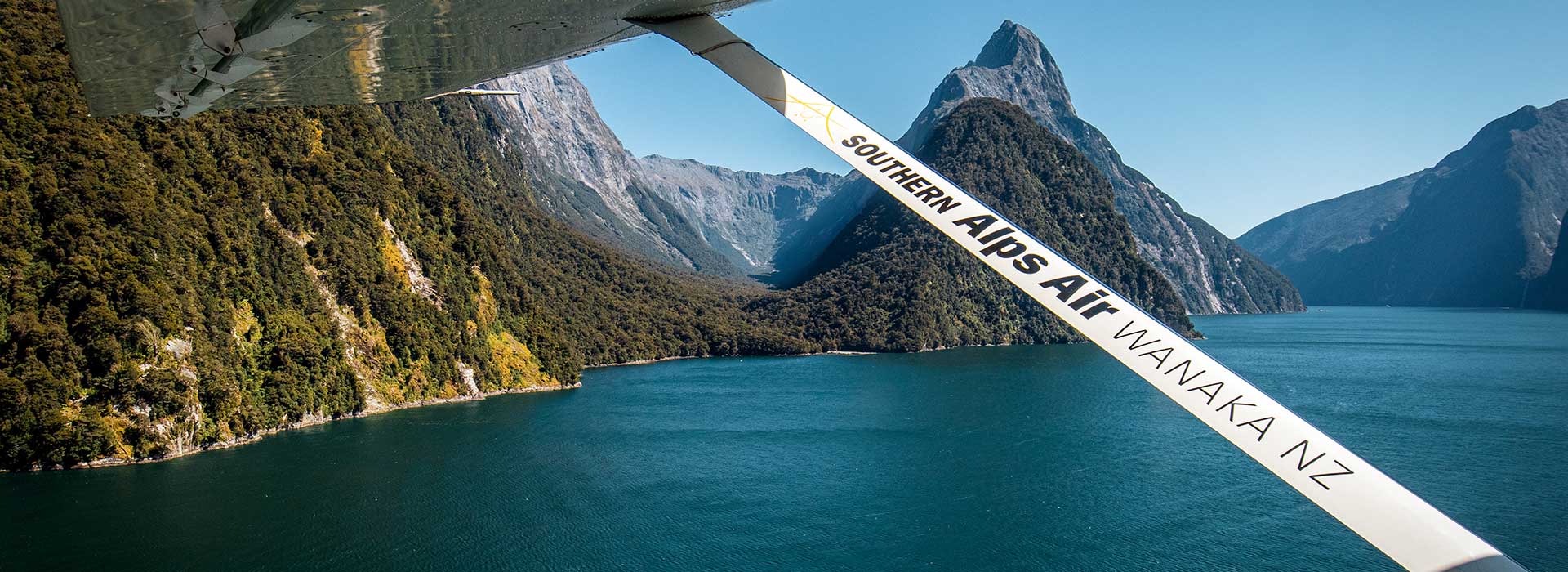 Milford Sound from Wanaka (Fly Cruise Fly + Glaciers)